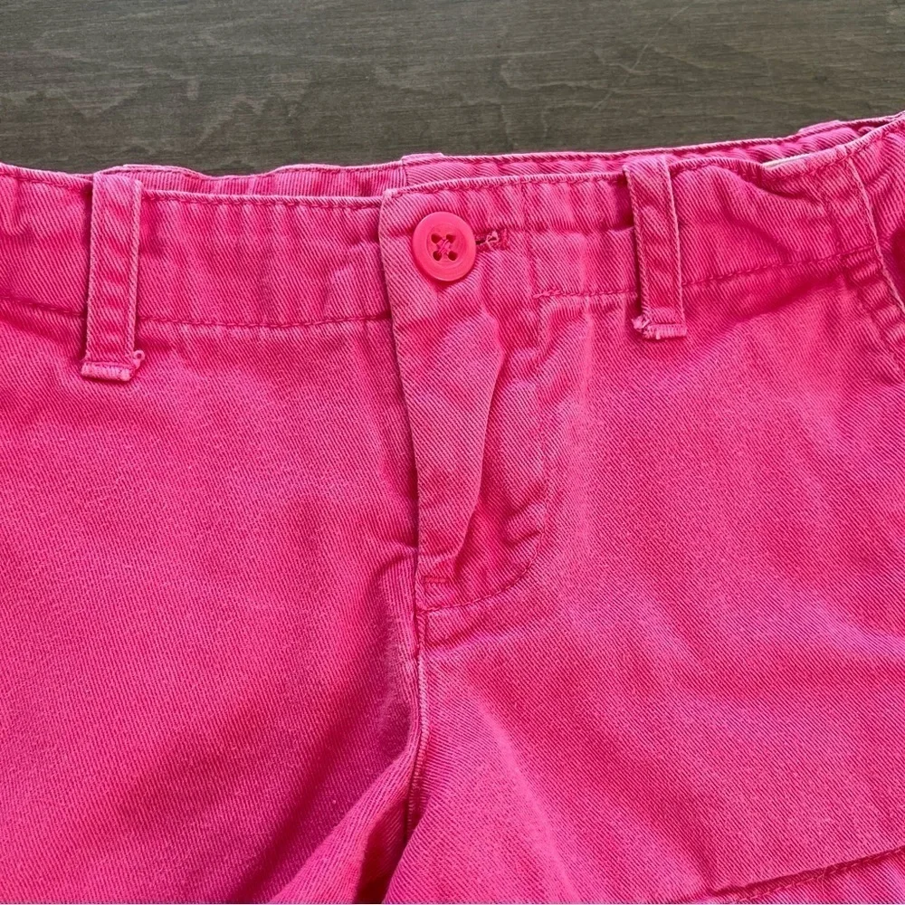 Ralph Lauren girls classic chino pink shorts size 5